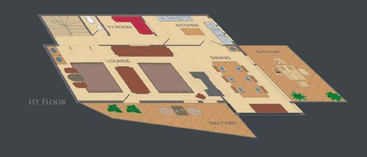 Chalet Neuf de Tenne, Chatel floorplan - The Chalet Edit