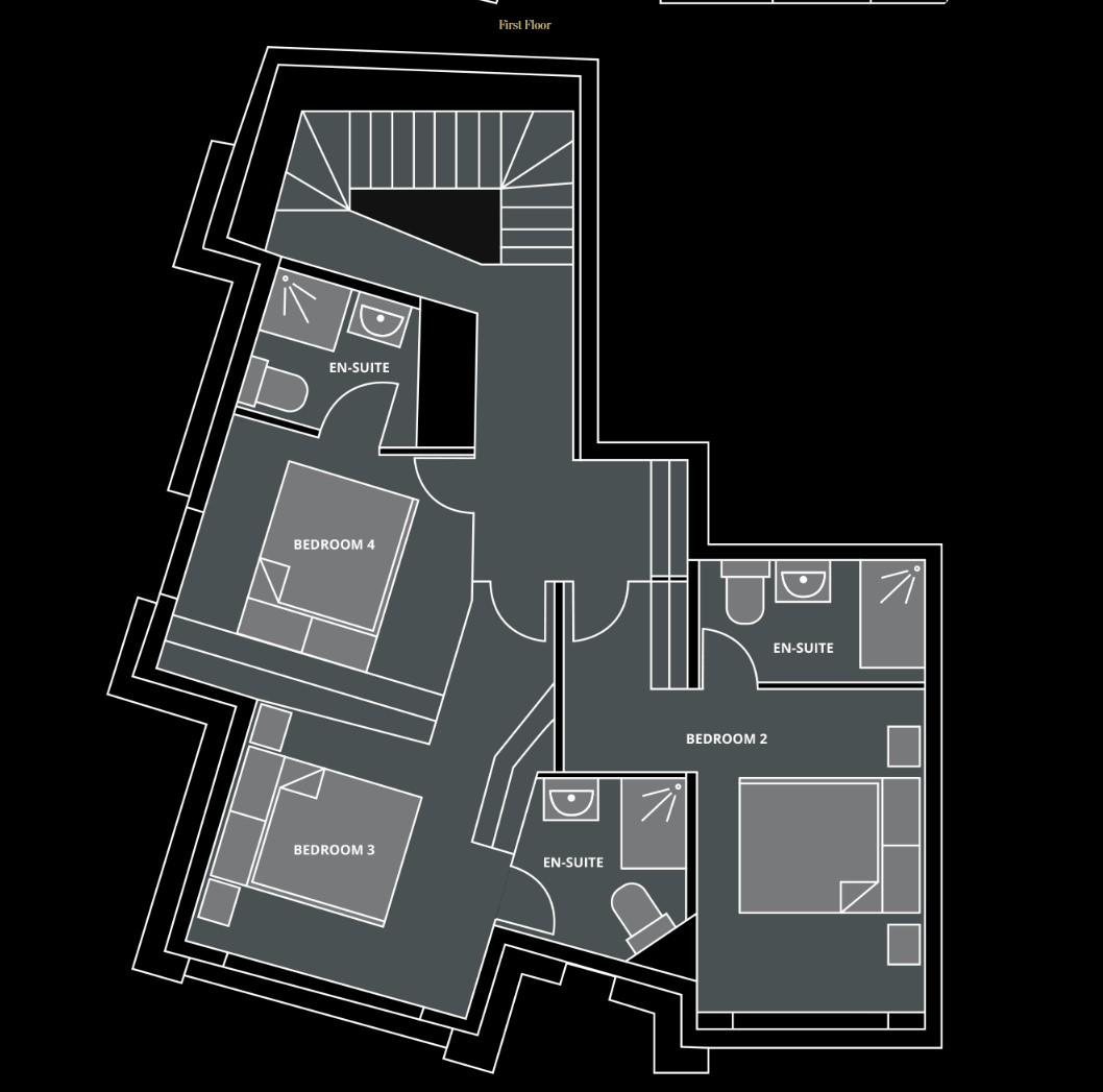 Chalet Genepi, Morzine floorplan - The Chalet Edit