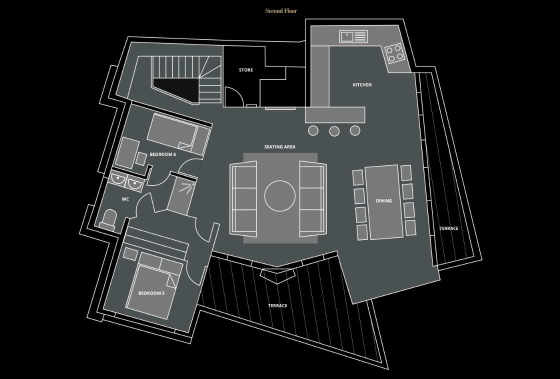 Chalet Genepi, Morzine floorplan - The Chalet Edit