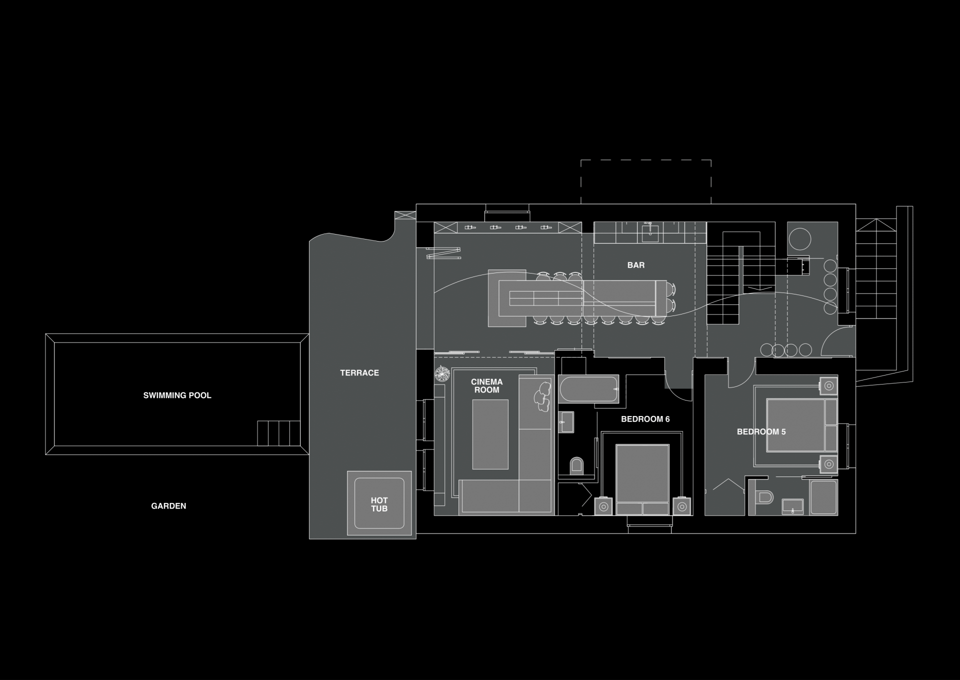 The Bungo, Morzine floorplan - The Chalet Edit