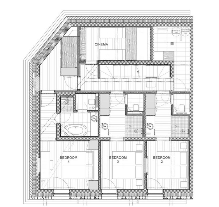 Chalet Akaroa, Val d'Isere floorplan - The Chalet Edit