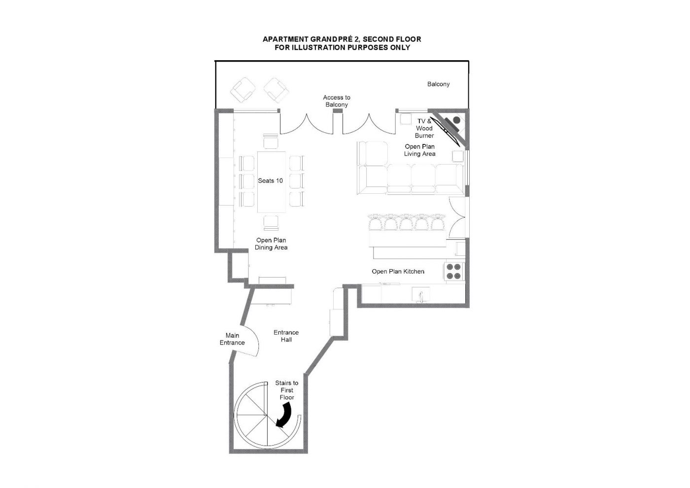 Chalet Grand Pre 2, Val D'isere floorplan - The Chalet Edit