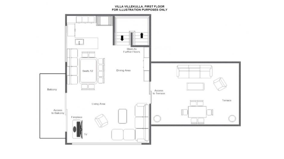 Villa Villekulla, St Anton floorplan - The Chalet Edit