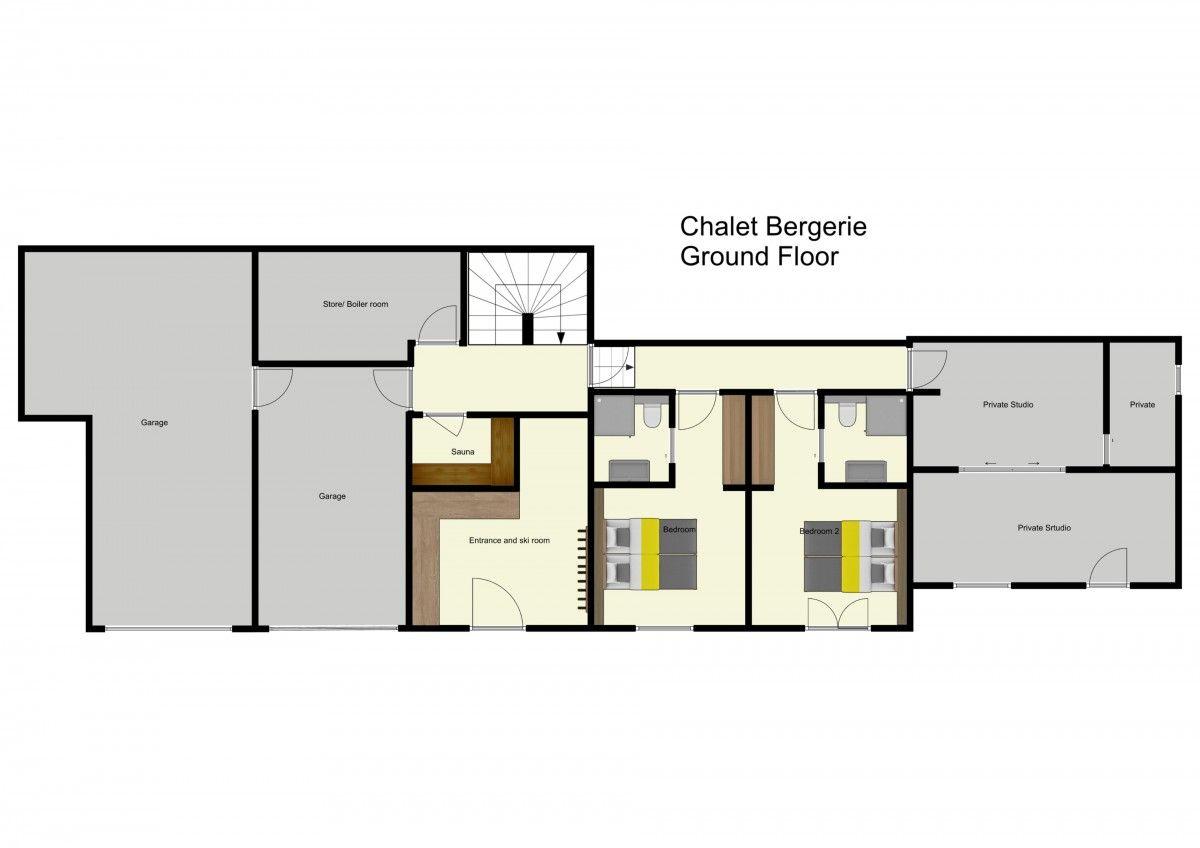 Chalet Bergeronnette, Meribel floorplan - The Chalet Edit