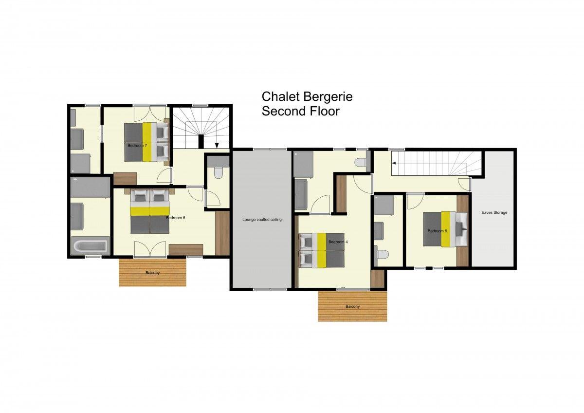 Chalet Bergeronnette, Meribel floorplan - The Chalet Edit