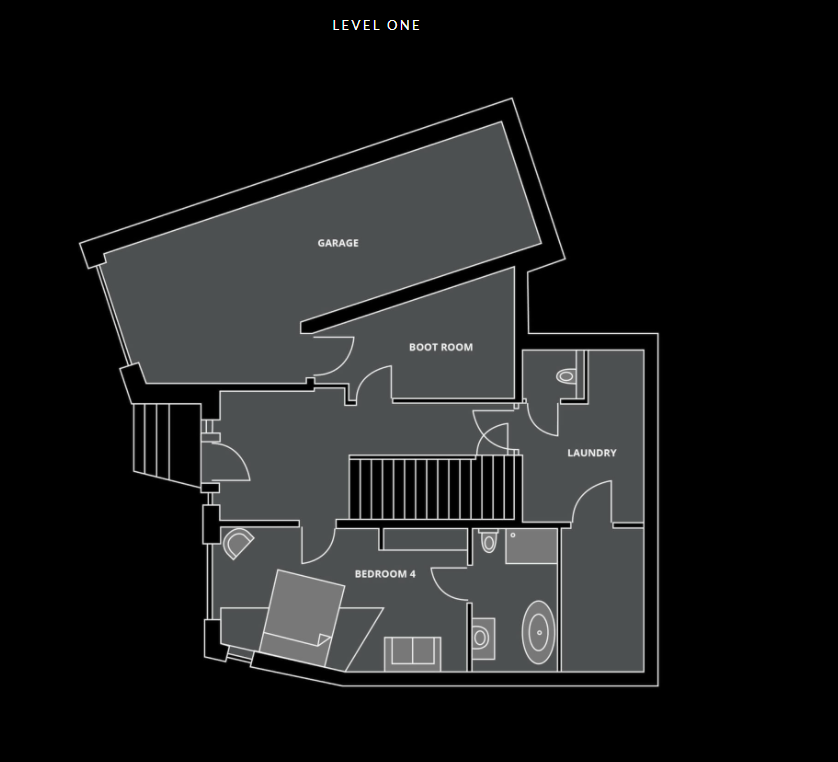 Chalet Griffonner, Morzine floorplan - The Chalet Edit