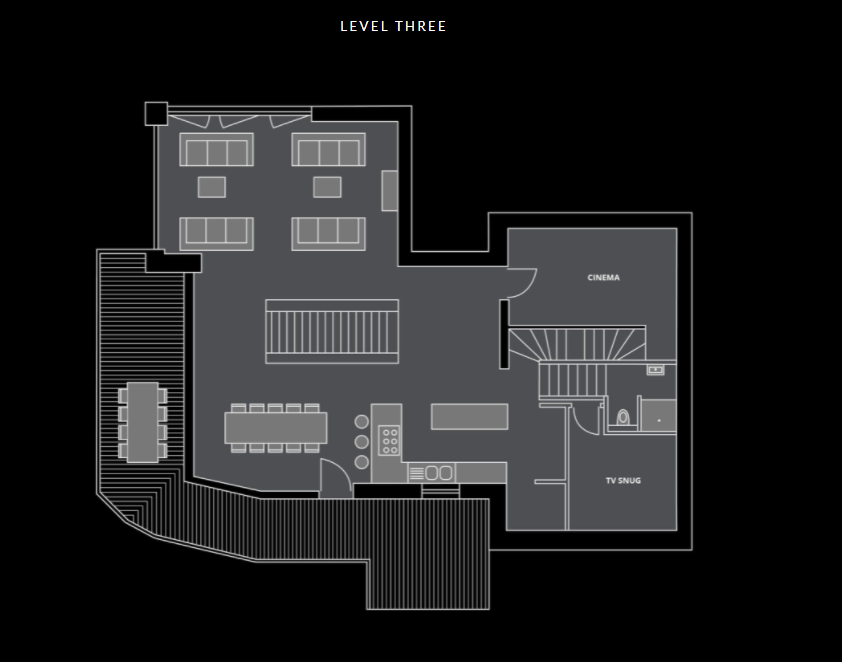 Chalet Griffonner, Morzine floorplan - The Chalet Edit