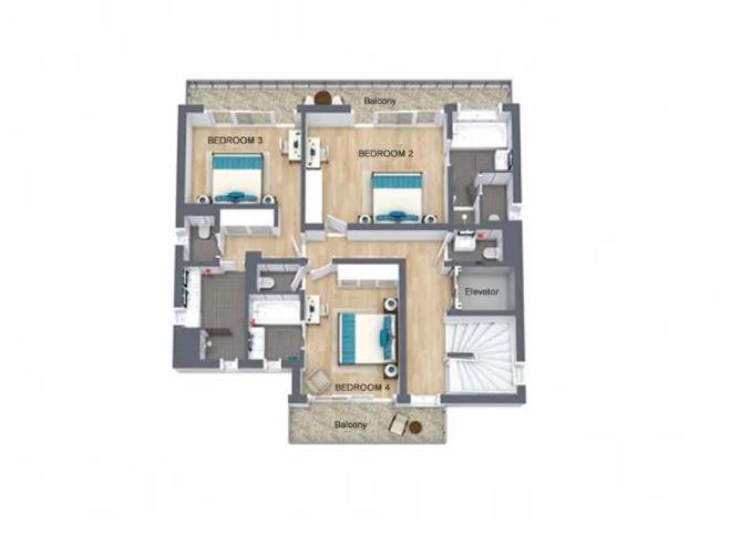 Chalet Bacchus, Courchevel 1650 floorplan - The Chalet Edit