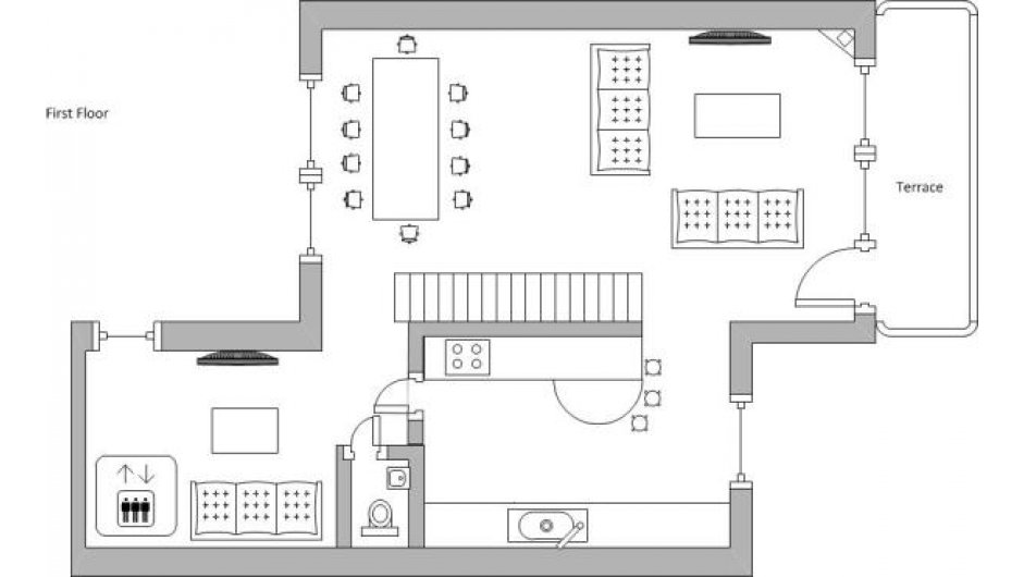 Chalet Genepy, Val d'Isere floorplan - The Chalet Edit