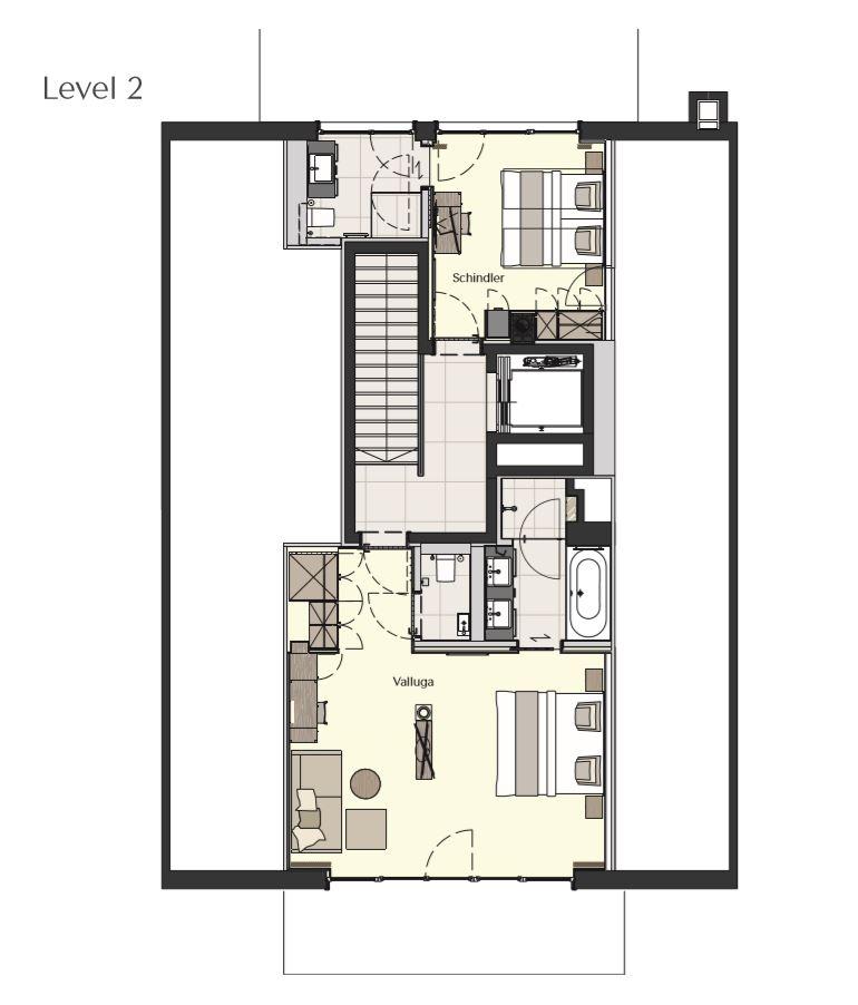 Chalet Lena, St Anton floorplan - The Chalet Edit