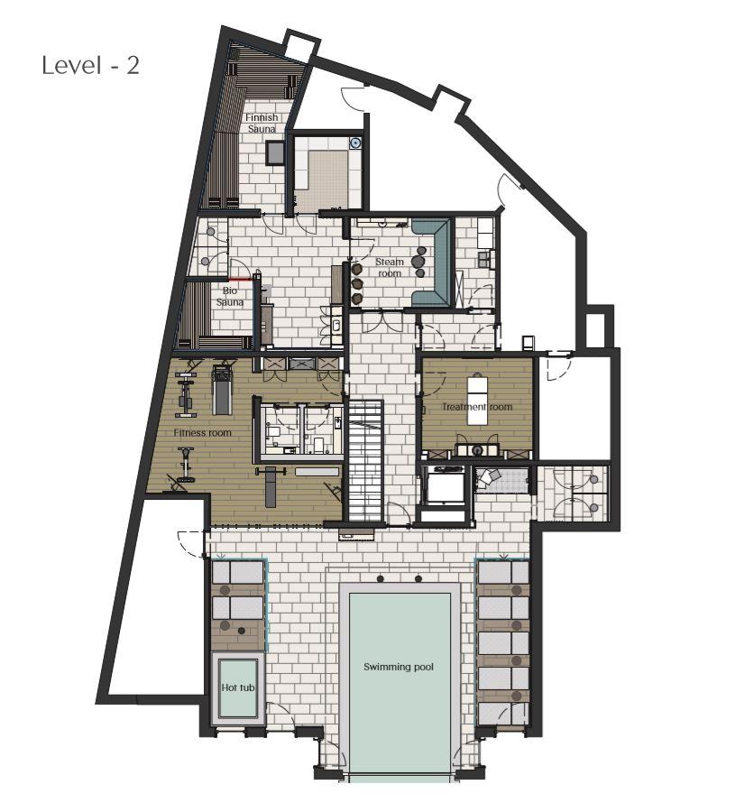 Chalet Lena, St Anton floorplan - The Chalet Edit