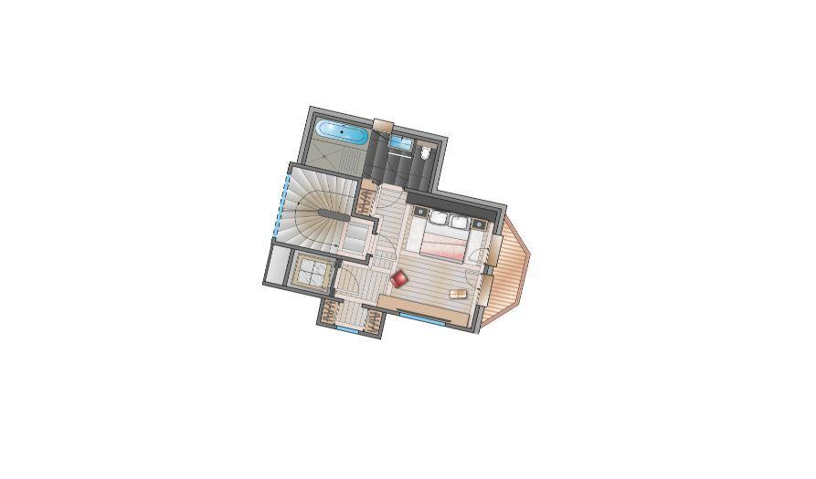 Chalet Panmah, Courchevel 1850 floorplan - The Chalet Edit