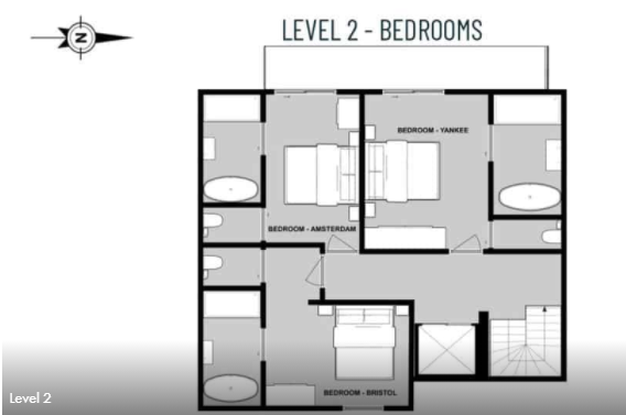 Chalet Banksy, Tignes floorplan - The Chalet Edit