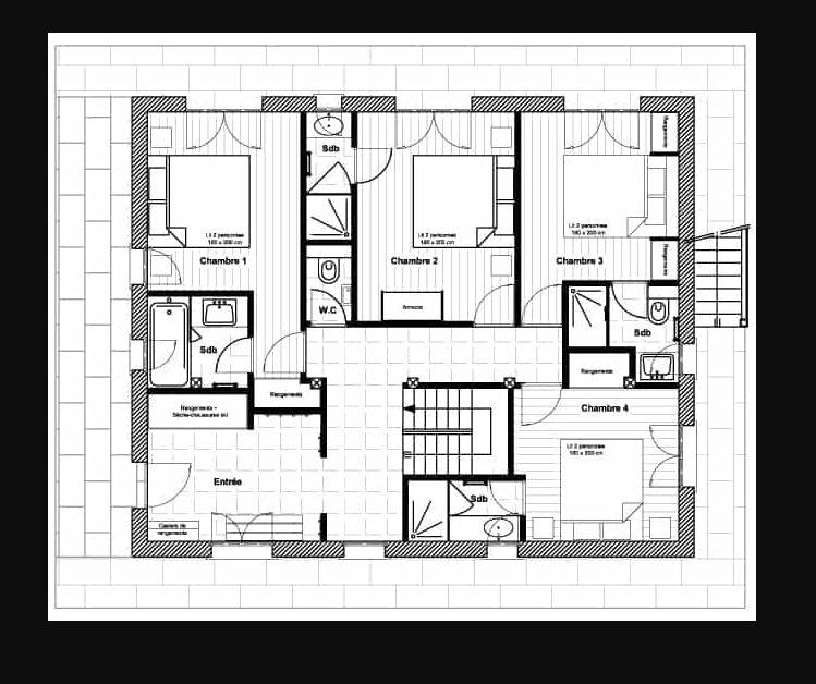 Zenith Village, Chamonix floorplan - The Chalet Edit