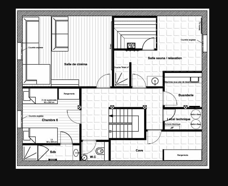 Zenith Village, Chamonix floorplan - The Chalet Edit