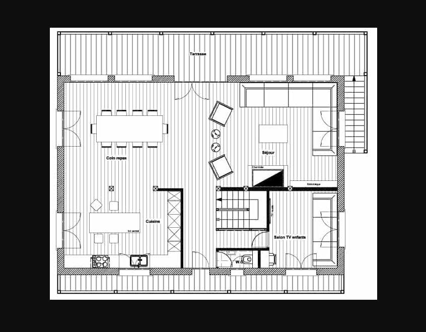 Zenith Village, Chamonix floorplan - The Chalet Edit