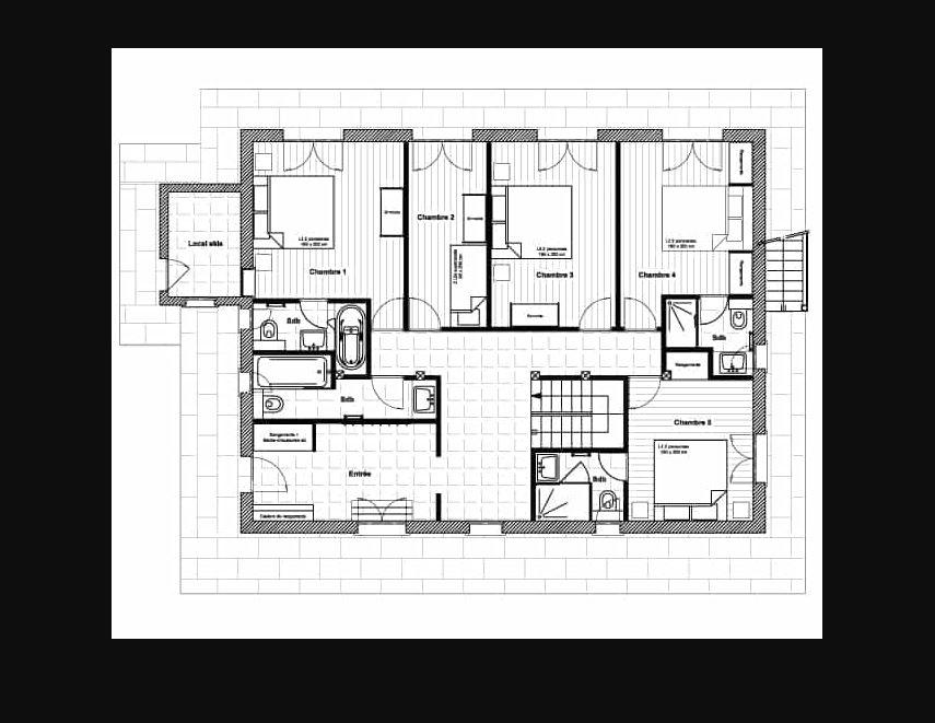 Zenith Village, Chamonix floorplan - The Chalet Edit