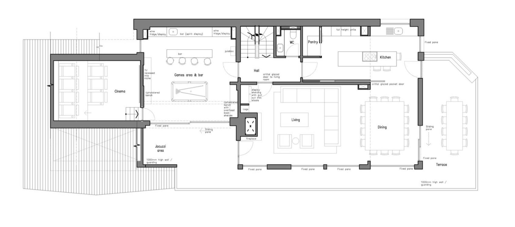 Chalet Infusion, Meribel Village floorplan - The Chalet Edit