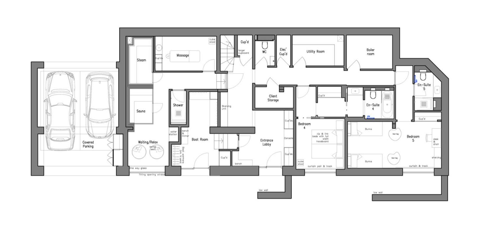 Chalet Infusion, Meribel Village floorplan - The Chalet Edit