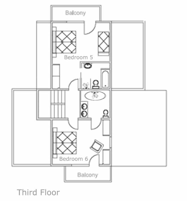 Chalet Tomkins, Meribel floorplan - The Chalet Edit