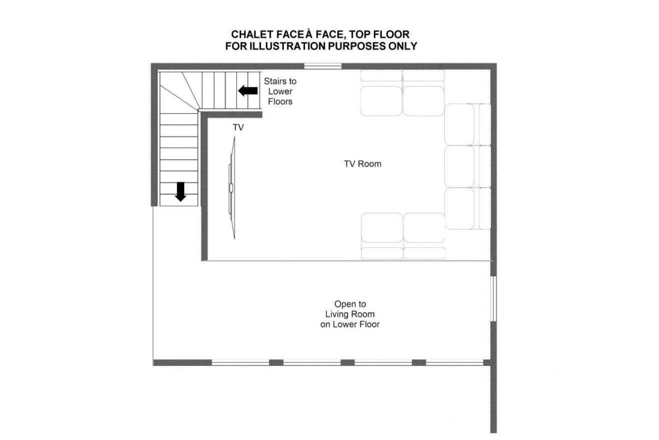 Chalet Face A Face, Val D'isere floorplan - The Chalet Edit