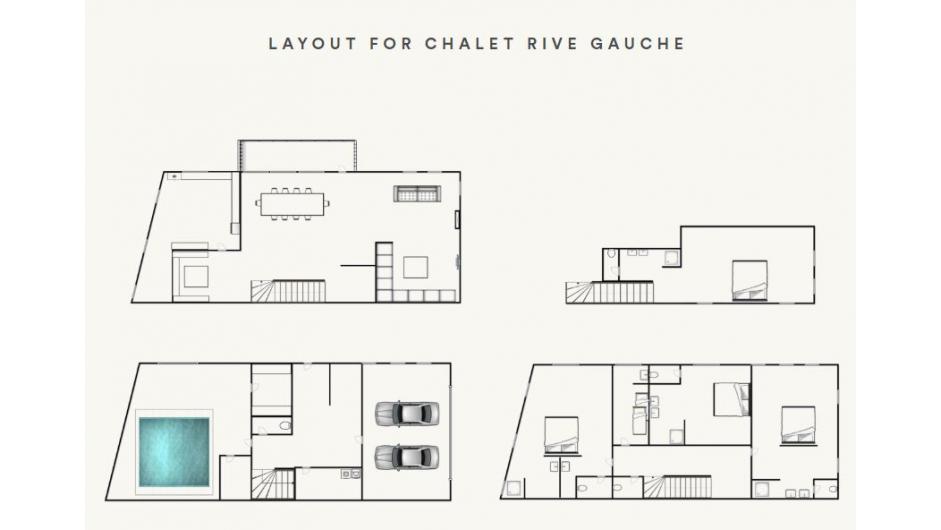 Chalet Rive Gauche, Val d'isere floorplan - The Chalet Edit