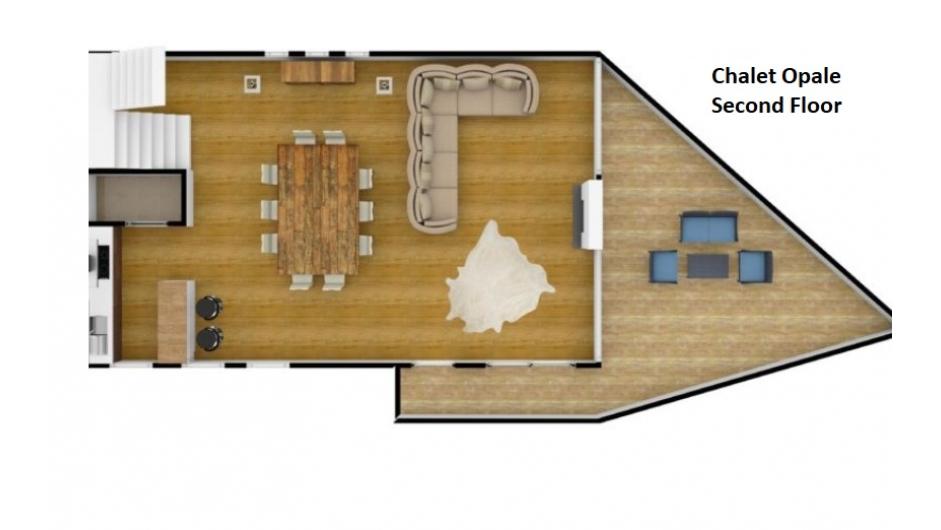 Chalet Opale Ambre, Tignes floorplan - The Chalet Edit