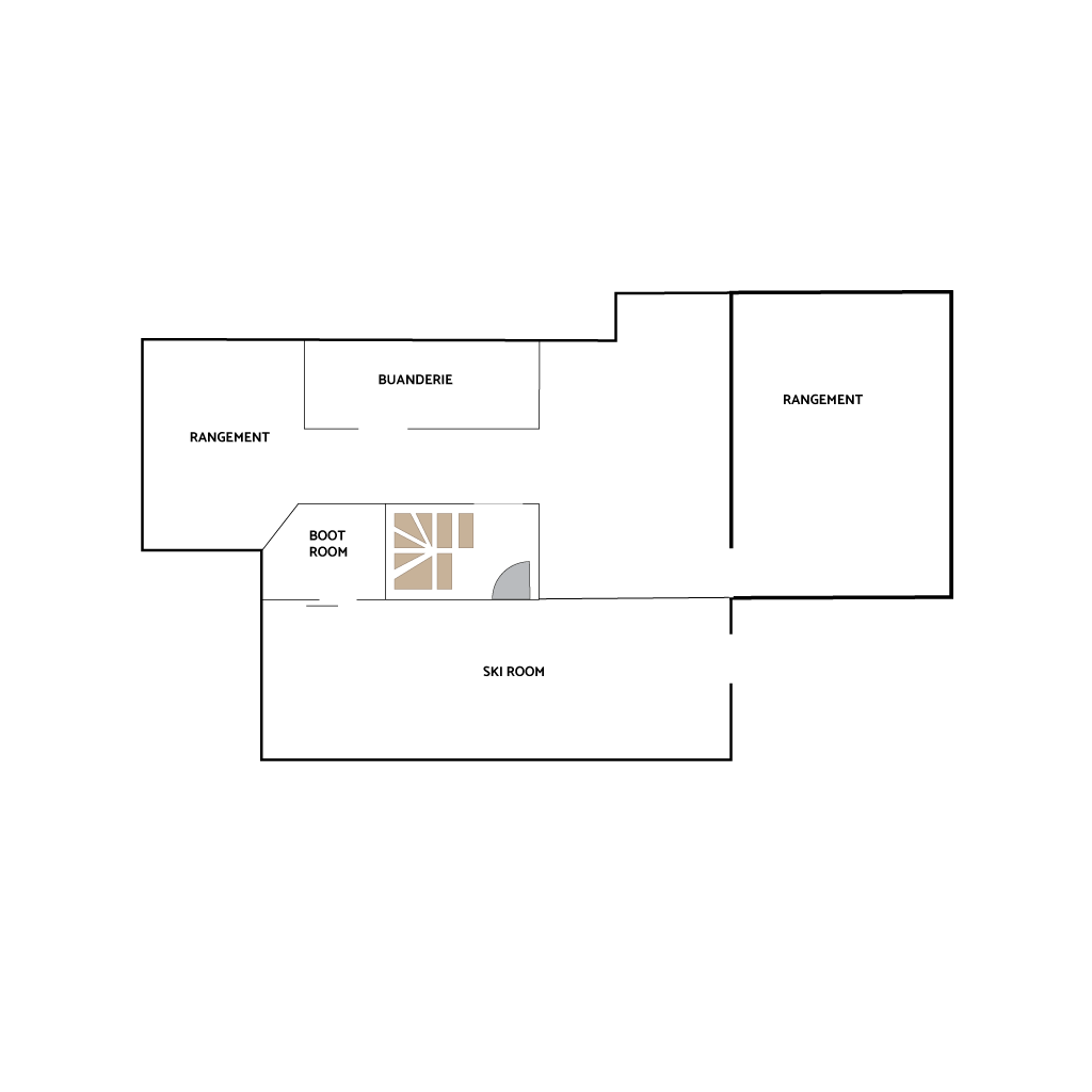 Chalet Cristal, Chamonix floorplan - The Chalet Edit