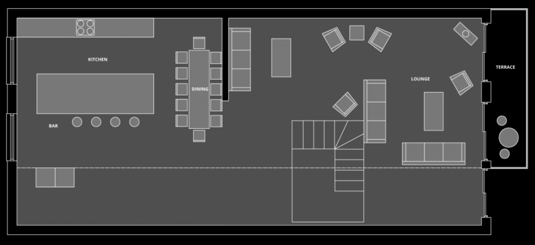 Chalet 46 & Apartment 6, Morzine floorplan - The Chalet Edit