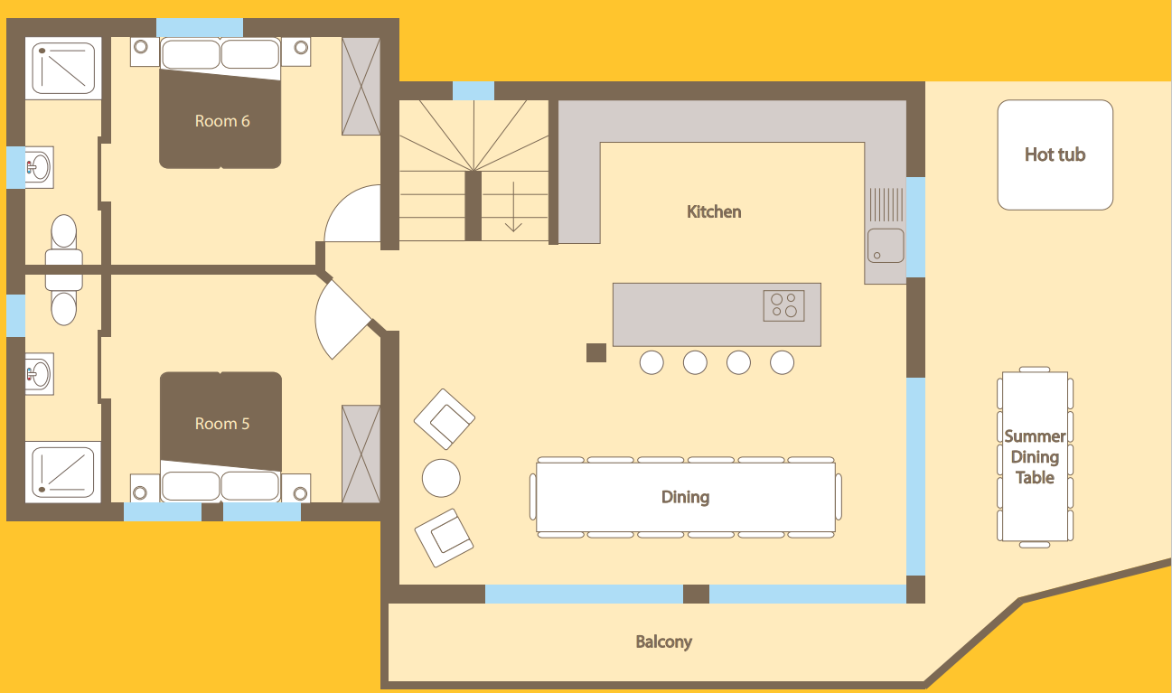 Chalet Goûter, Morzine floorplan - The Chalet Edit