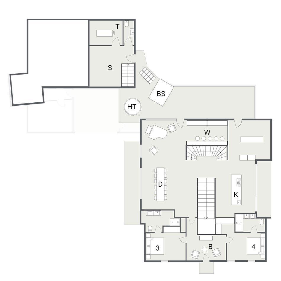 Chalet La Grande Maison, Morzine floorplan - The Chalet Edit