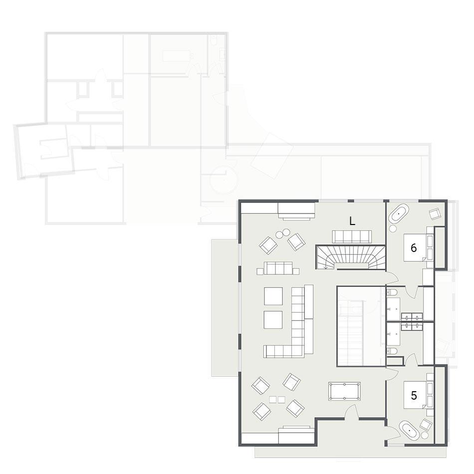 Chalet La Grande Maison, Morzine floorplan - The Chalet Edit