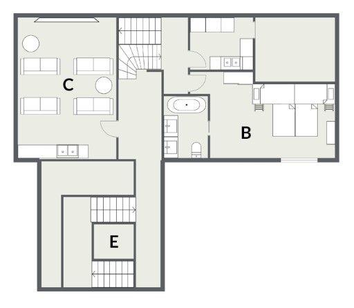 Chalet Goldilocks, Morzine floorplan - The Chalet Edit