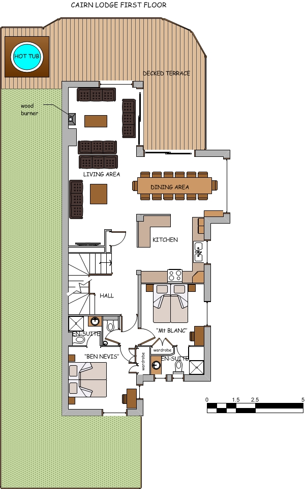 Chalet Cairn Lodge, Morzine floorplan - The Chalet Edit