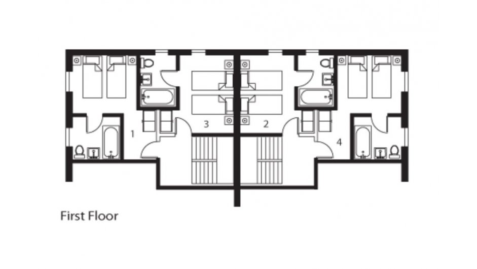 No. 3 Club Bellevarde, Val d'Isere floorplan - The Chalet Edit