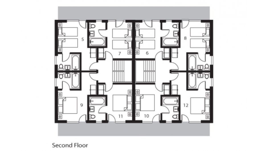No. 3 Club Bellevarde, Val d'Isere floorplan - The Chalet Edit