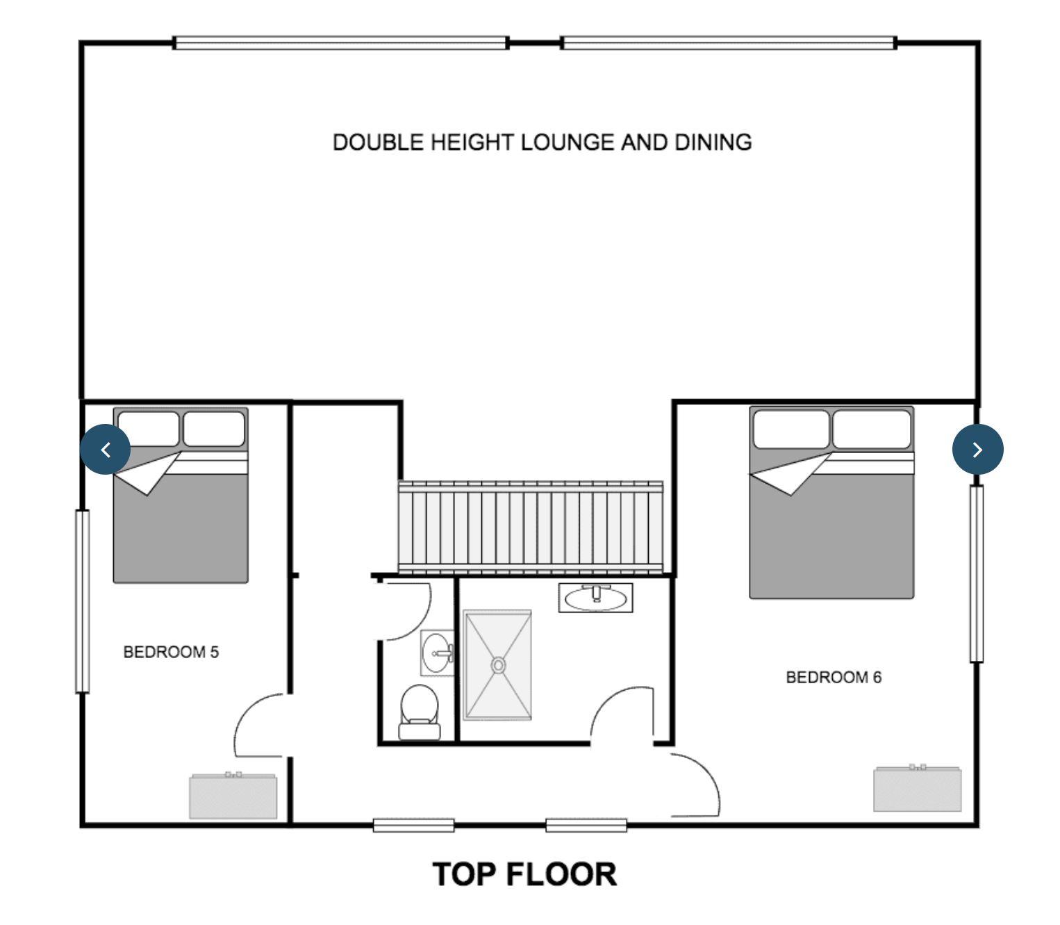Chalet 3sixty, La Tania floorplan - The Chalet Edit