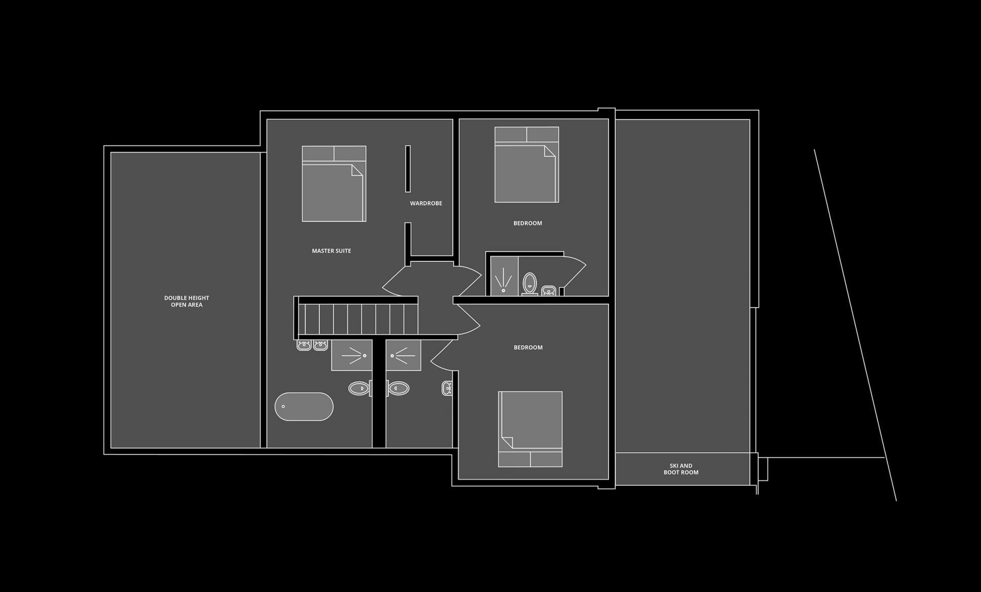 Chalet Bobb, Morzine floorplan - The Chalet Edit