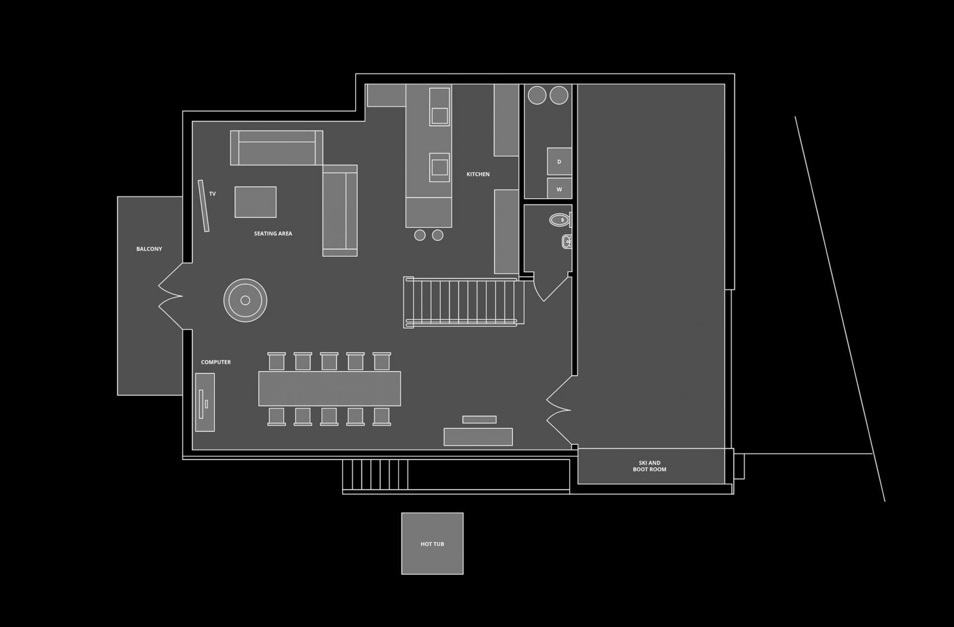 Chalet Bobb, Morzine floorplan - The Chalet Edit