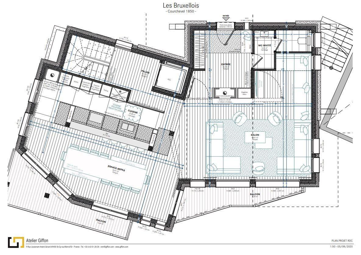 Chalet Les Bruxellois, Courchevel 1850 floorplan - The Chalet Edit