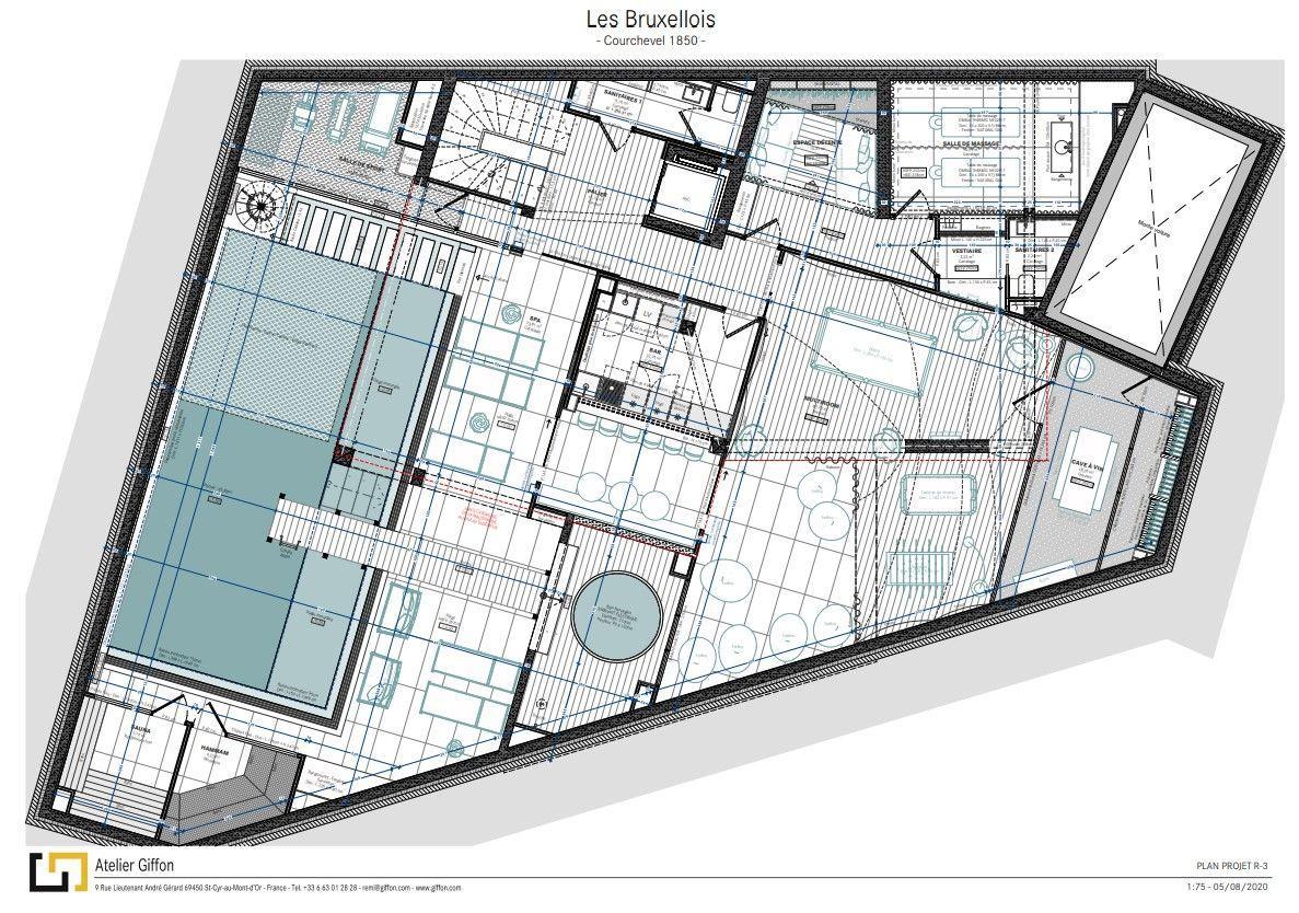 Chalet Les Bruxellois, Courchevel 1850 floorplan - The Chalet Edit
