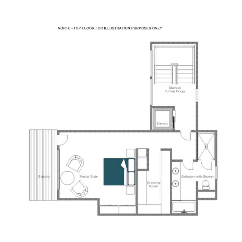Chalet Alpine Estate, Verbier floorplan - The Chalet Edit