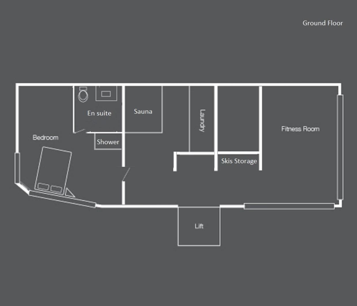 Heinz Julen Penthouse, Zermatt floorplan - The Chalet Edit
