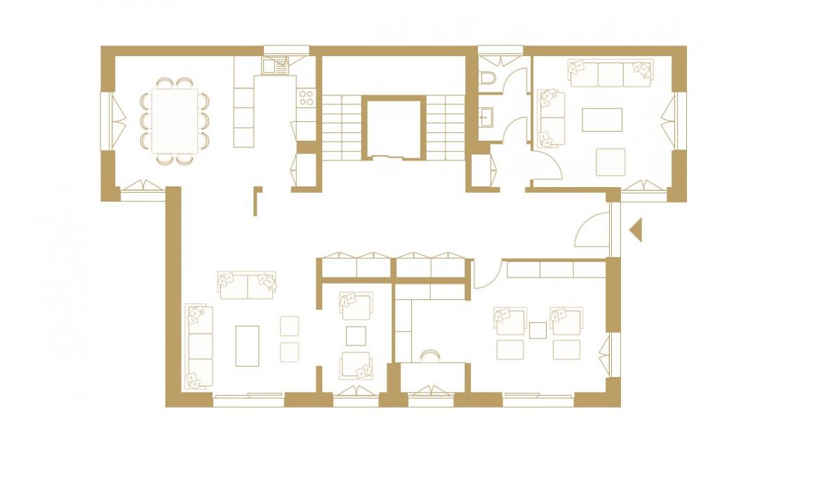 Chalet Two, Crans Montana floorplan - The Chalet Edit