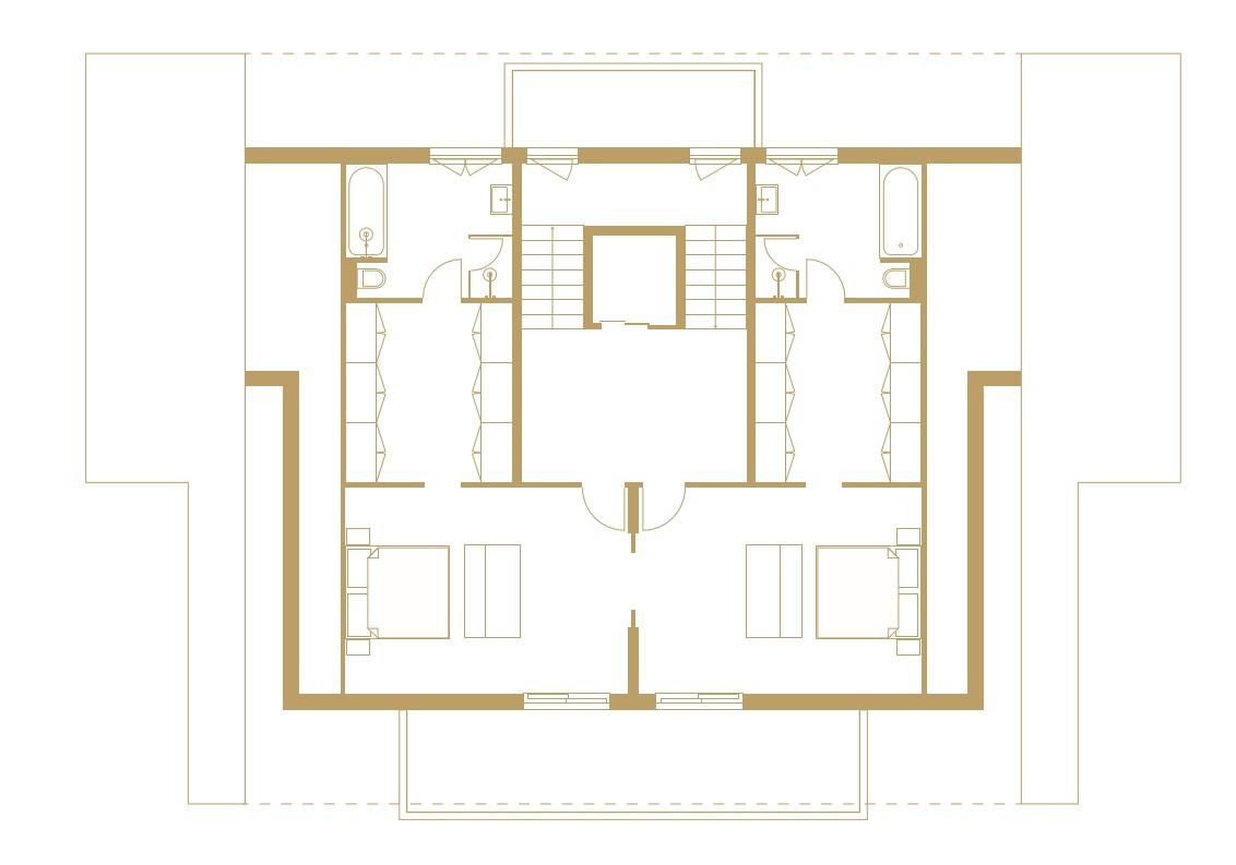 Chalet Two, Crans Montana floorplan - The Chalet Edit
