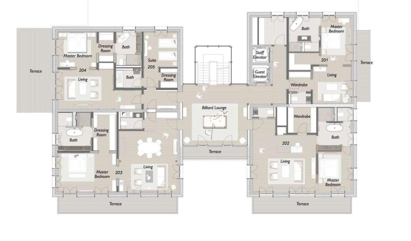 Chalet N, Lech floorplan - The Chalet Edit