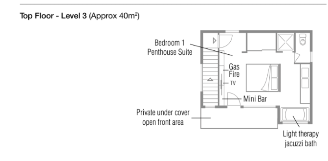 Chalet Spa, Verbier floorplan - The Chalet Edit