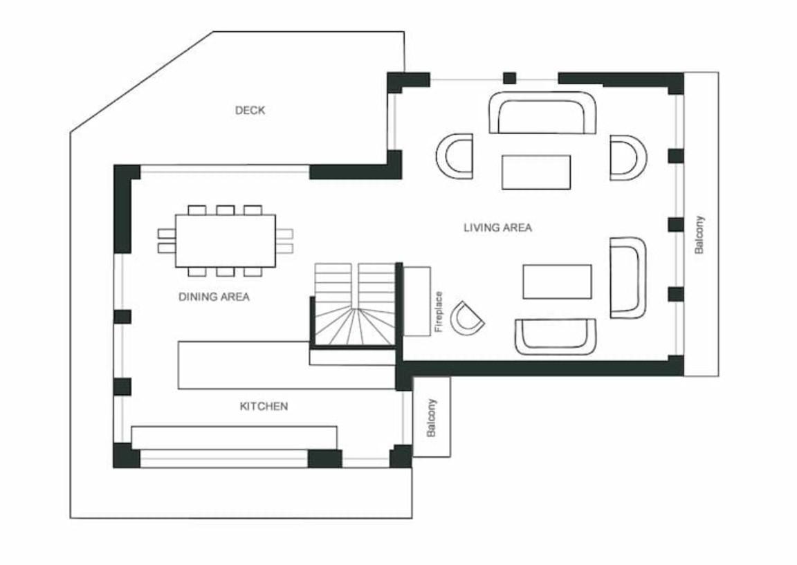 Chalet Kuma, Chamonix floorplan - The Chalet Edit