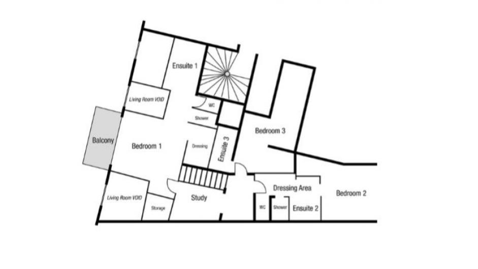 Etoile Filante, Val d'Isere floorplan - The Chalet Edit