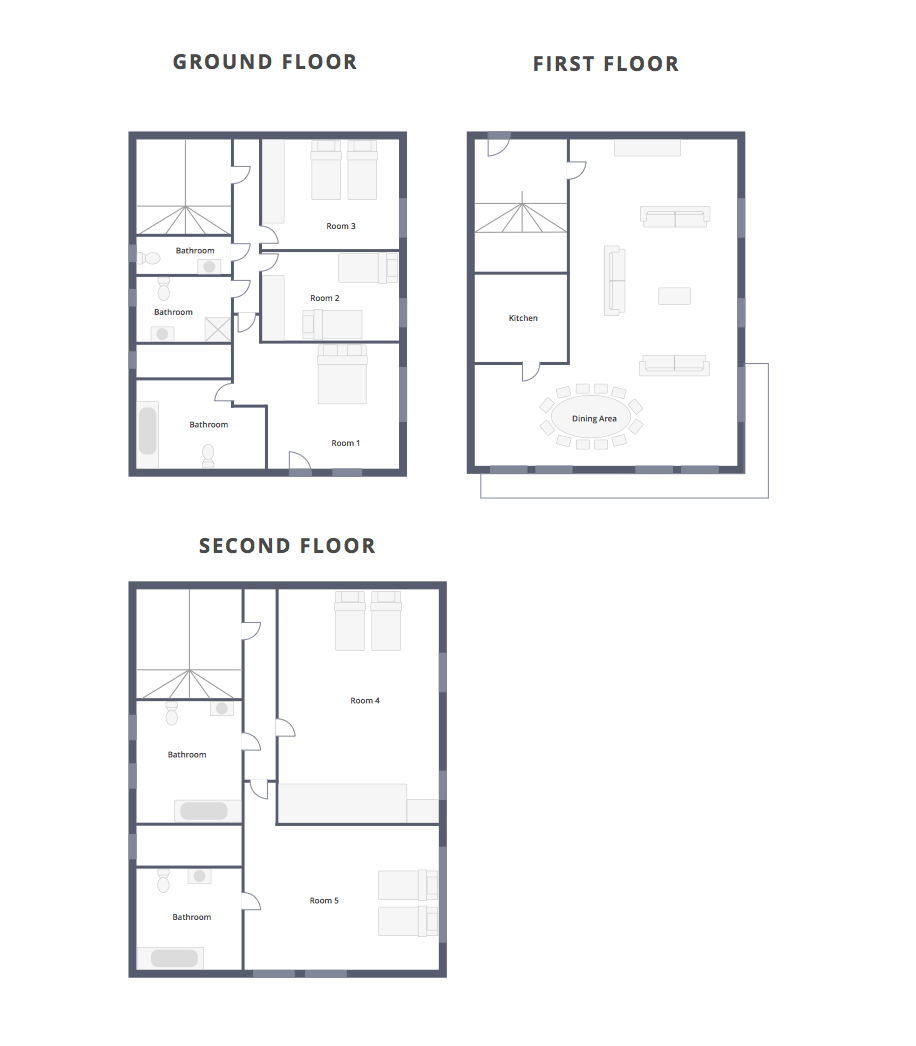 Chalet Veronica, Meribel floorplan - The Chalet Edit